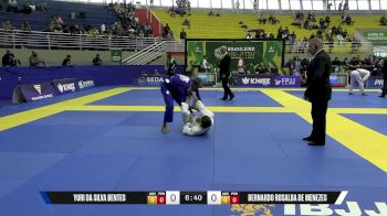 Bernardo Rosalba De Menezes vs Yuri Da Silva Bentes 2025 Brasileiro Jiu-Jitsu IBJJF