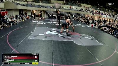 189 lbs Round 3 (4 Team) - TJ Shanks, Staley vs Wyatt Leman, Washington