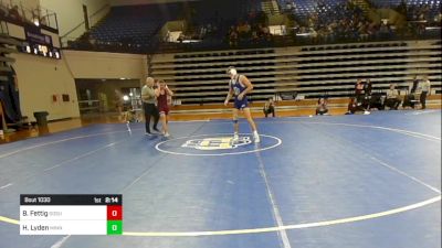 165 lbs Quarterfinal - Brock Fettig, South Dakota State vs Hunter Lyden, Minnesota