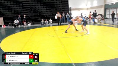 141 lbs Cons. Round 4 - Elijah Reece, Northeast Oklahoma vs Jarret Mader, Barton