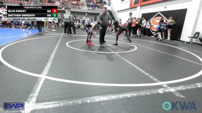 88 lbs Consi Of 4 - Ellis Ousley, HURRICANE WRESTLING ACADEMY vs Matthew Meredith, Raw Wrestling Club