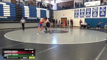 285 lbs Cons. Round 2 - Jackson Kirsch, Wisconsin-Platteville vs Jackson Creasy, Eureka