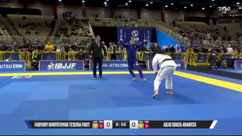 Julio Souza Arantes vs Fabyury Khrysthyan Texeira Freit 2025 Pan Jiu Jitsu IBJJF Championship