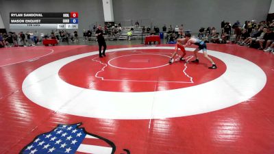 106 lbs Rylan Sandoval, Oklahoma Blue vs Mason Enquist, Colorado