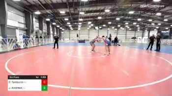 285 lbs 5th Place - Charles Tamburin, WV vs Jake Andrews, CA