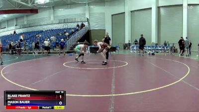 120 lbs Cons. Round 5 - Blake Frantz, OH vs Mason Bauer, OH