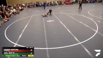 48-51 lbs Champ. Round 1 - Anders Griffore, Minnesota vs Earl Gray Iii, Wayzata Youth Wrestling