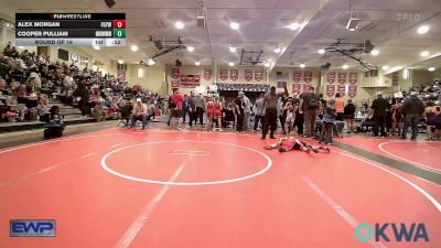 61 lbs Round Of 16 - Alex Morgan, Fort Gibson Youth Wrestling vs Cooper Pulliam, Skiatook Youth Wrestling