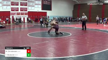 149 lbs Consi Of 4 - Mitchel Christensen, Central Michigan vs Trae Mcdaniel, Army Prep