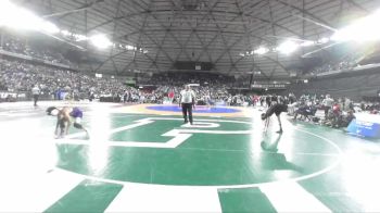 Boys 3A 120 lbs Champ. Round 3 - Adrian Windsor, Silas vs Rylan Tranfiguracion, North Thurston