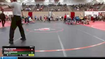 182 lbs Quarterfinal - Ryan Gonzalez, Merrillville vs Orlan Foster, Legends Of Gold