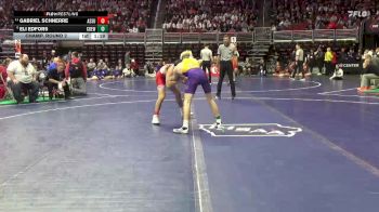 2A-132 lbs Champ. Round 2 - Gabriel Schnerre, Assumption, Davenport vs Eli Edfors, Central DeWitt