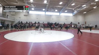 120 lbs Semifinal - Wyatt Spencer, Wyoming Seminary vs Rocco Lombardo, Malvern Prep