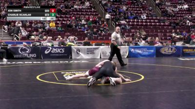 160 lbs 3rd Place - Jon Smith, Oxford Area vs Charlie Scanlan, Bethlehem Cath