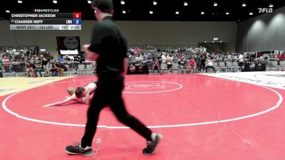 132 lbs Champ. Rd Of 32 - Christopher Jackson vs Chander Neff, Liberty Warriors