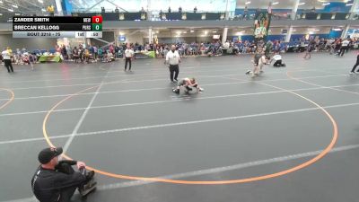 75 lbs Cons. Semi - Zander Smith, Midwest Extreme Wrestling vs Breccan Kellogg, Pursuit Wrestling