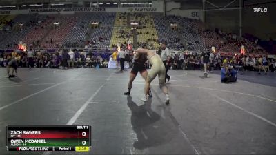 184 lbs Finals (2 Team) - Owen McDaniel, Albion vs Zach Swyers, RIT