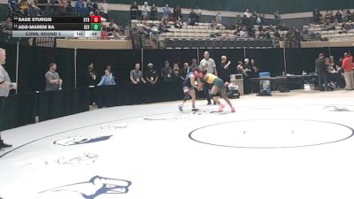 115 lbs Cons. Round 1 - Adji-Marem Ba, Seneca Valley vs Sage Sturgis, Stephen Decatur