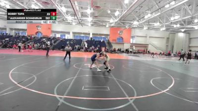 125 lbs Champ. Round 1 - Alexander Schaeublin, Trinity (CT) vs Bobby Tupa, John Carroll