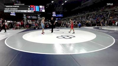 120 lbs Champ. Rd Of 64 - Weston Porter, IA vs Colby Schreck, MO