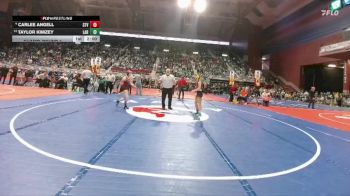 100 lbs Champ. Round 1 - Taylor Kimzey, Laramie vs Carlee Angell, Star Valley