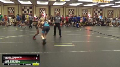 130 lbs Finals (8 Team) - Mason Ferguson, Arsenal White vs Jake O`Connell, Iron Faith Grappling