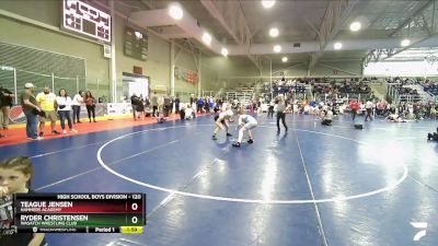 120 lbs Cons. Round 2 - Ryder Christensen, Wasatch Wrestling Club vs Teague Jensen, Hammers Academy