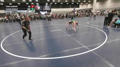 106 lbs Semis - Jaxon Randle, Chickasha Wrestling vs Cruz Gannon, Sebolt Wrestling Academy