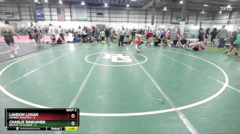 106 lbs Semis (4 Team) - Charlie Rinehimer, BELIEVE TO ACHIEVE vs Landon Logan, COMBAT ATHLETICS