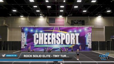 Rock Solid Elite - Tiny Turquoise [2022 L1 Tiny - Novice - Restrictions Day 1] 2022 CHEERSPORT: Hot Springs Classic DI/DII