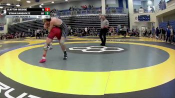 120 lbs Cons. Round 4 - Ethan Saneholtz, Napoleon vs Clayton Giesige, Patrick Henry