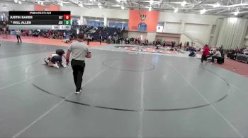 149 lbs Cons. Round 4 - Justin Baker, RIT vs Will Allen, John Carroll