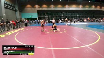 175 lbs Cons. Round 3 - Izaak Conkle, Douglas vs Omar Morales, Gregori