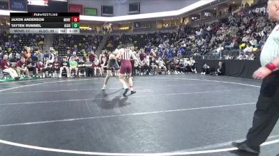 175 lbs Quarterfinal - Tayten Rummel, Algona vs Jaxon Anderson, Mount Vernon