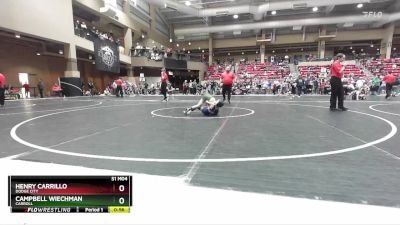 52 lbs Cons. Round 3 - Campbell Wiechman, Carroll vs Henry Carrillo, Dodge City