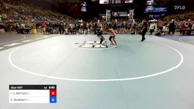 125 lbs Round Of 64 - Jasmine Serrano, FL vs Emma Rinehart, OH