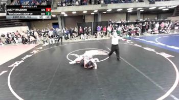 155 lbs Champ. Round 2 - Miyalinna DeJesus, Glenbard West vs Avery Holeman, Unattached