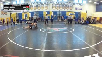 113 lbs Cons. Round 4 - Logan Hickson, Harmony vs Angel Rentas, Zephyrhills Christian