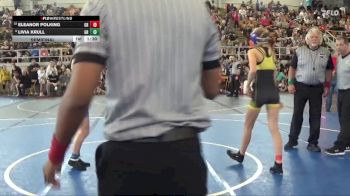 112 lbs Semifinal - Livia Krull, Miamisburg Middle School vs Eleanor Polking, GGB Ohio