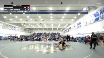 160 lbs Cons. Round 4 - Perla Camacho Meza, San Joaquin Delta College vs Nyomi Mesa, Mt. San Antonio College