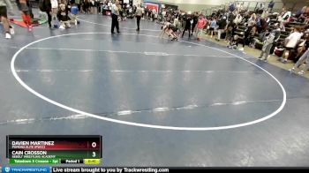 100 lbs Cons. Round 7 - Cain Crosson, Sebolt Wrestling Academy vs Davien Martinez, Pomona Elite (PWCC)