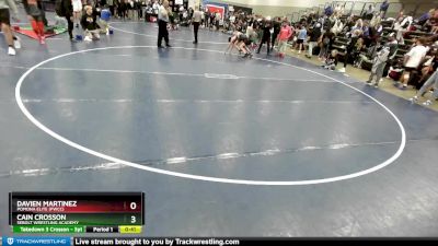 100 lbs Cons. Round 7 - Cain Crosson, Sebolt Wrestling Academy vs Davien Martinez, Pomona Elite (PWCC)