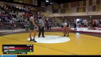 170 lbs Champ. Round 1 - Shea Gabriel, Oak Hills vs Luke Condon, Poway