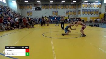 132 lbs Consi Of 64 #2 - Tyler Bullard, St. Cloud High School vs Carmelo Edwards, Black & Blue