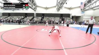 100-H lbs 5th Place - Cris Villalobos, Manville vs Bryce LeMonier, Savage Wrestling