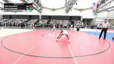 100-H lbs 5th Place - Cris Villalobos, Manville vs Bryce LeMonier, Savage Wrestling