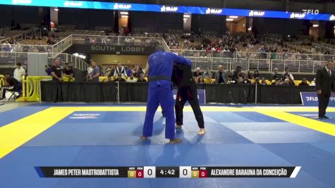 Alexandre Barauna Da Conceição vs James Peter Mastrobattista 2025 Pan Jiu Jitsu IBJJF Championship
