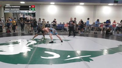 144 lbs Round Of 128 - Lincoln Robideau, MN vs Diego Valdiviezo, CA