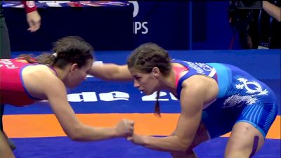 68 kg Repechage #2 - Irina Ringaci, Moldova vs Adela Hanzlickova, Czechia