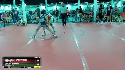 105 lbs Round 3 (4 Team) - Oscar Brown, Lil Shutts vs Sebastian Cantarero, TDWC